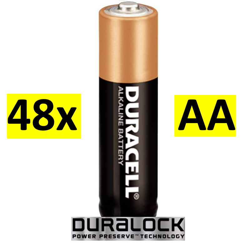 NEW BULK ORIGINAL GENUINE DURACELL Duralock AA AAA Batteries Coppertop