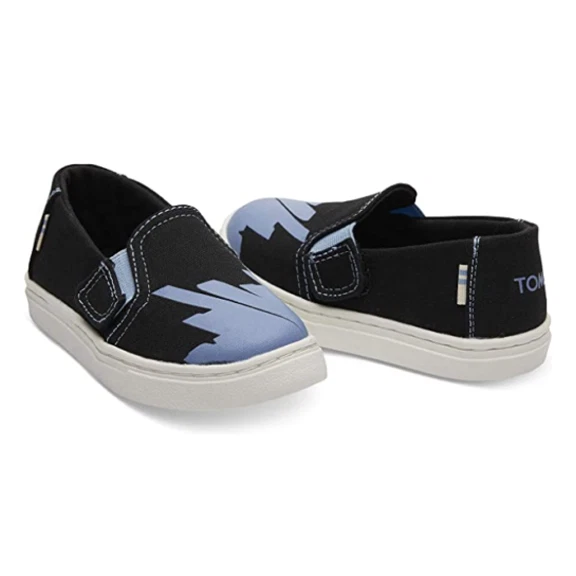 Новый TOMS Kid крошечный Luca зарево в темноте холст печать скольжения на кроссовках регулируемый - Изображение 2 из 4