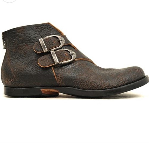 NEW Cydwoq Memory Ankle Boot Bootie 36 / US 6 Dark Brown Leather Handmade USA - Picture 2 of 12