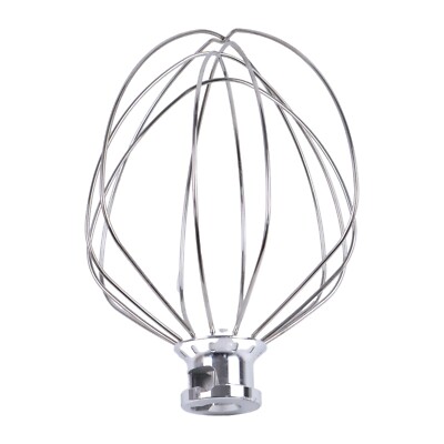KN256WW 6-Wire Whip Wisk Attachment Stainless Steel for Kitchenaid 6QT Bowl-Lift