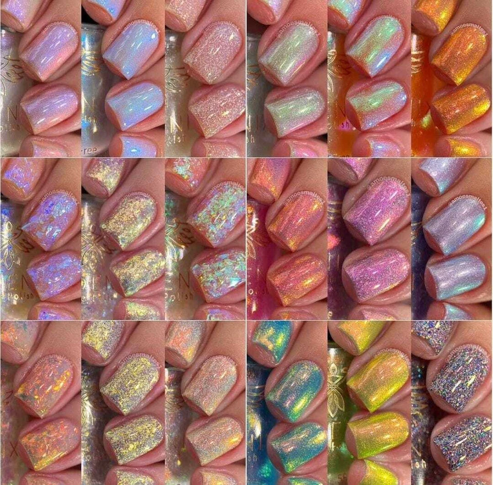 Phönix Stempelpolitur 5 freie Elfen (Elfos) Sammlung