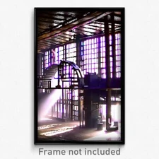 Pixel Art Poster - Bold Mill (8 Bit Psychedelic Trippy Weird Video Game Print)