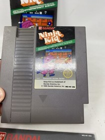 Ninja Kid (Nintendo NES) 5 screw hangtab Complete in Box cib Ships Fast