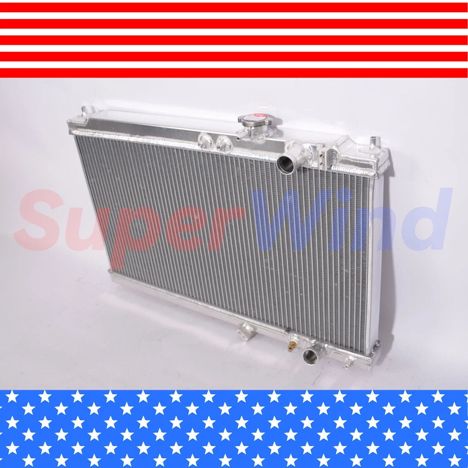 Radiador SuperWind para Acura Integra 1994-2001 1,8 L l4 2 filas aluminio MT. Foto 2 de 4