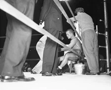 Tony Zale Loses To Marcel Cerdan 1948 OLD BOXING PHOTO