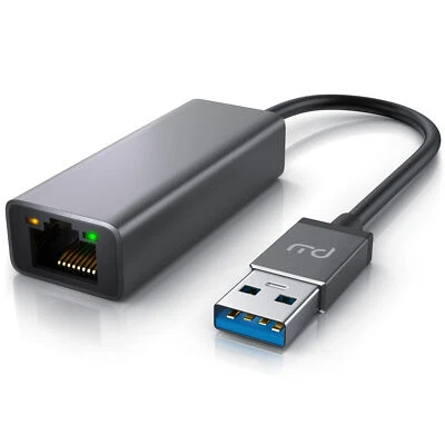 Primewire USB 3.2 Gen.1 LAN Adapter - RJ45 Buchse - Gigabit Ethernet 1000 Mbps