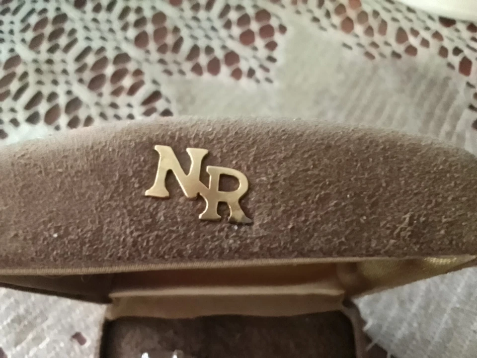 Nina Ricci Vintage Manschettenknöpfe/ Platin Diamond Design - Bild 3 von 4