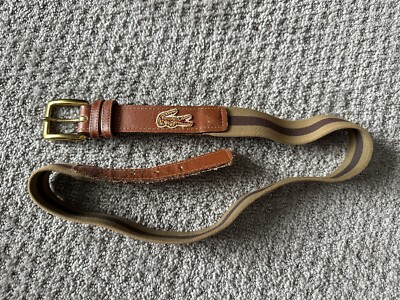 lacoste golf belt
