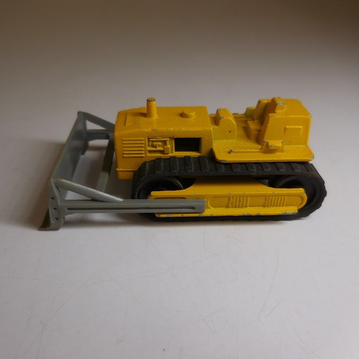 Bulldozer Miniature Majorette – Véhicule Chantier Travaux Publics – Métal – Collection