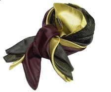Foulard Homme De Soie Mouchoir Cou à Pois Différentes Couleurs en Made IN Italy