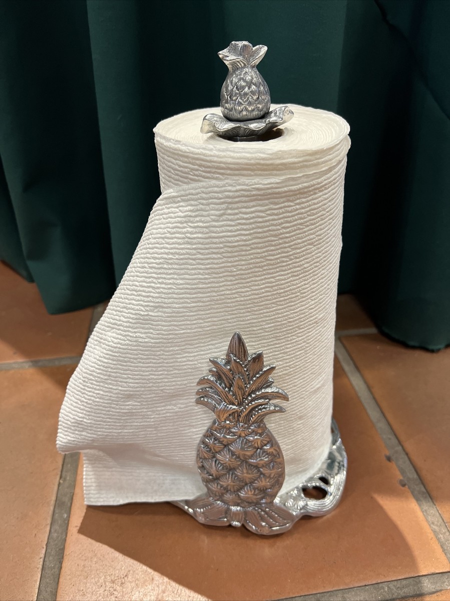 Arthur Court Pineapple Paper Towel Holder New