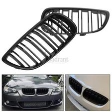 Front Kidney Chrome Grille Dual Slats Fit For BMW E92 E93 2-door M3 2007-2010 US