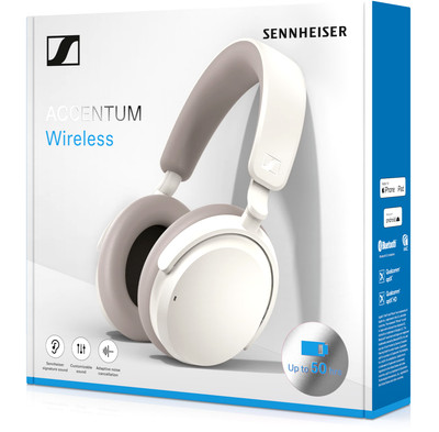 Sennheiser Accentum Wireless Active Noise Cancelling Bluetooth Kopfhörer - Weiß