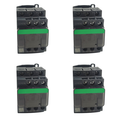 4PCS Contactor 120V coil AC 18A  replace Schneider TeSys Deca Contactor LC1D18G7