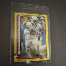 Topps 2024 Chrome Marvin Harrison Jr. Cardinals Gold Refractor #204 275/275