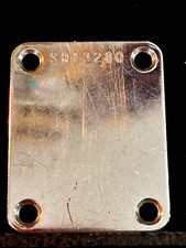 FENDER MIJ NECK PLATE 1983-84&rsquo;. Early FugiGen Fender Squiers.