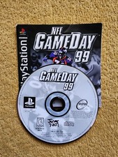 NFL GameDay 99 (Sony PlayStation 1, 1998) Disc & Manual w/ Reg Card ONLY Tested