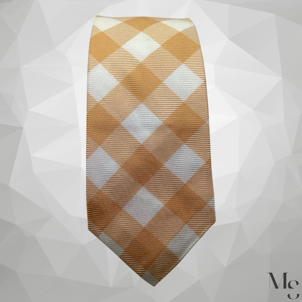 Corbata de seda amarilla Brooks Brothers polar negra de Thom Browne EE. UU. 59”-2,75” EX CD Foto 3 de 4