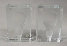 Harri Koskinen's "Light Bulb Block Lamp" 2 Piece Set Design House Stockholm 