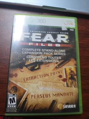 Fear files Microsoft Xbox 360