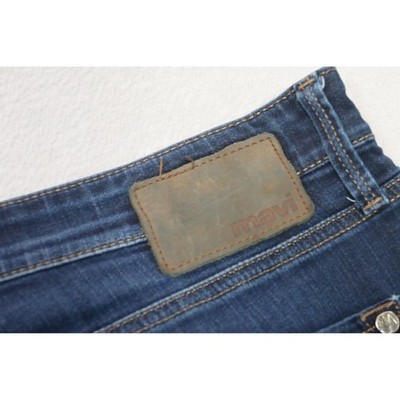 Mavi Jake Slim Leg Mens Jeans 35x30 Dark Wash Blue Stretch Denim Excellent
