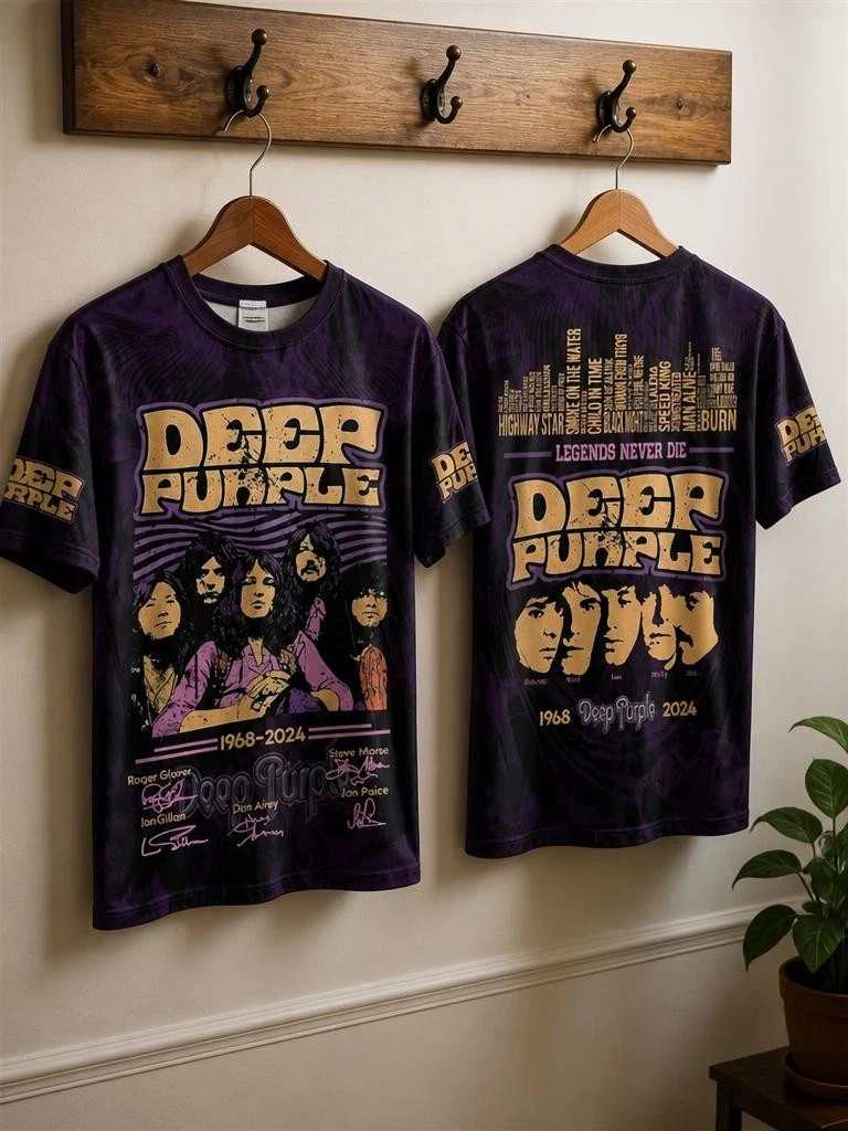 Deep Purple 1968- Legends Never Die Design 3D 3D t shirt