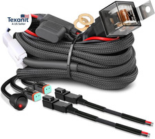 DT Wiring Harness 2 Lead, 12V Rocker Switch Relay Fuse Deutsch DT Connector Nyl