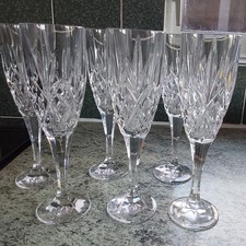 set of 6 Gleneagles Argyle Champagne Glasses