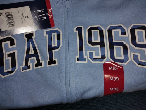 Gap Boys Full Zip Jacket With Hood And Pockets Size 8 - Picture 2 of 7