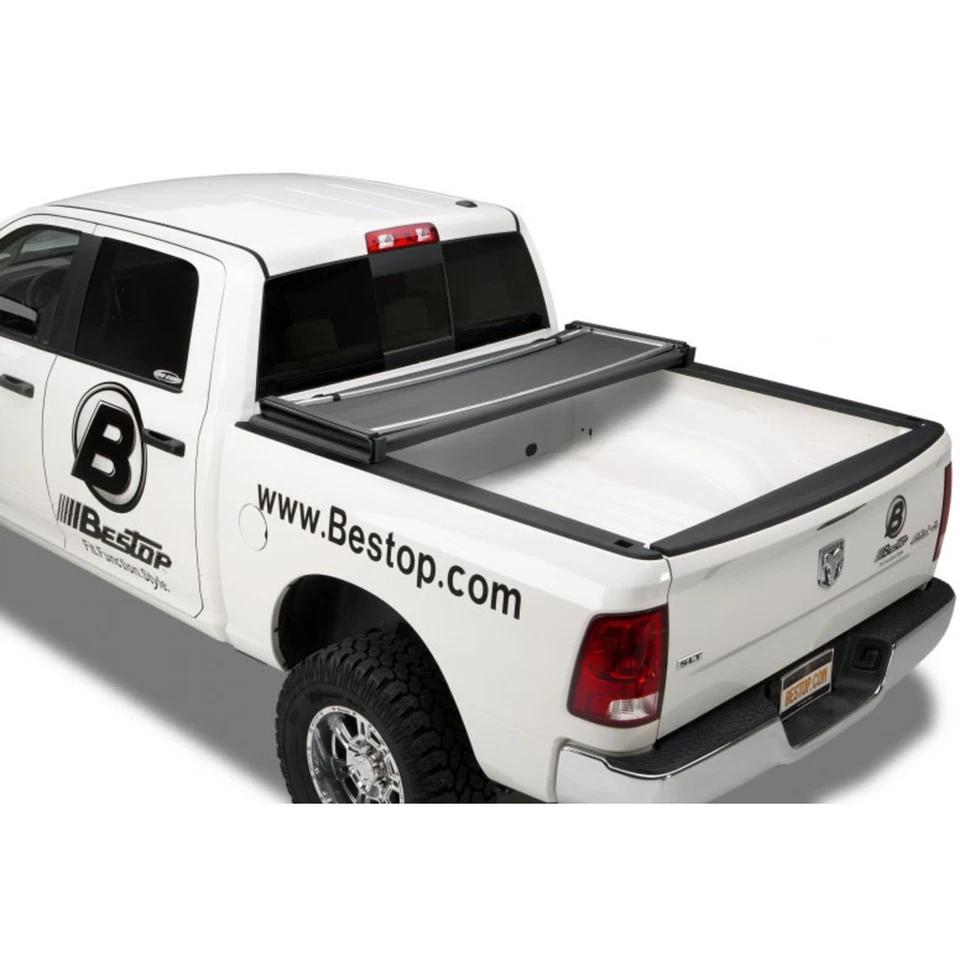 Bestop 16175-01 Truck Pickup Pick-Up Bed Tonneau Cover Leather Grained Vinyl Foto 2 de 4