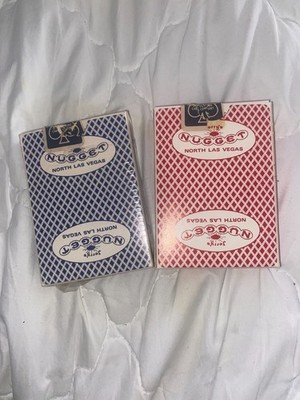   Vintage Jerry s Nugget NORTH Las Vegas Casino Playing Cards   Red & Blue Deck