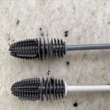 Silicone Bottle Brush Durable Long Handle Baby Bottle Cleaning Brush for Home