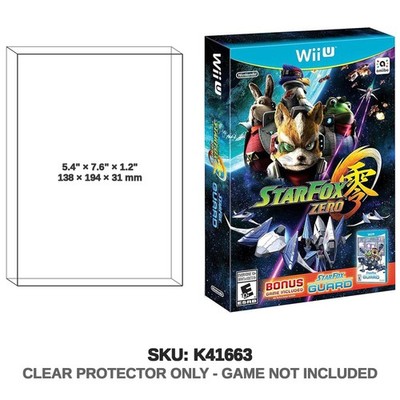 Protector For Star Fox Zero + Star Fox Guard In Box Wii U