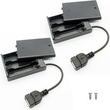 3 AA Battery Holder, 3 AA Battery Case Box Holder, 3 X 1.5V AA Battery Holder Ca