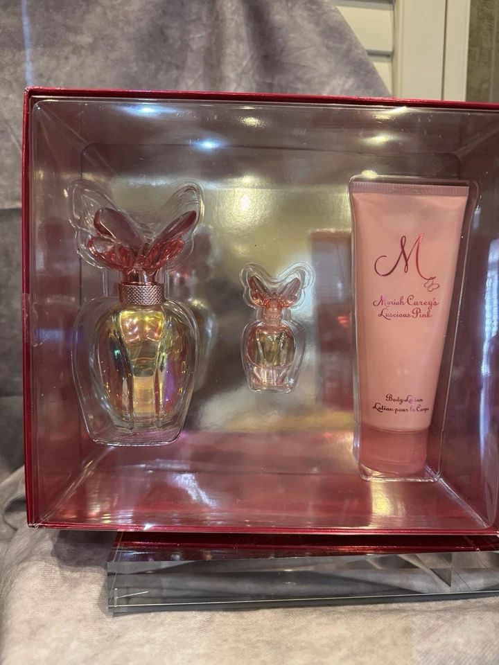 MARIAH CAREY LUSCIOUS PINK EDP GIFT SET (NOVO) Parfum Spray, 1.7 loção perfumada - Imagem 2 de 4