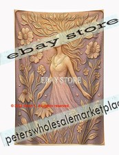 Fairy Blossom Tapestry 3D Effect Fantasy Art banner 59X82 in