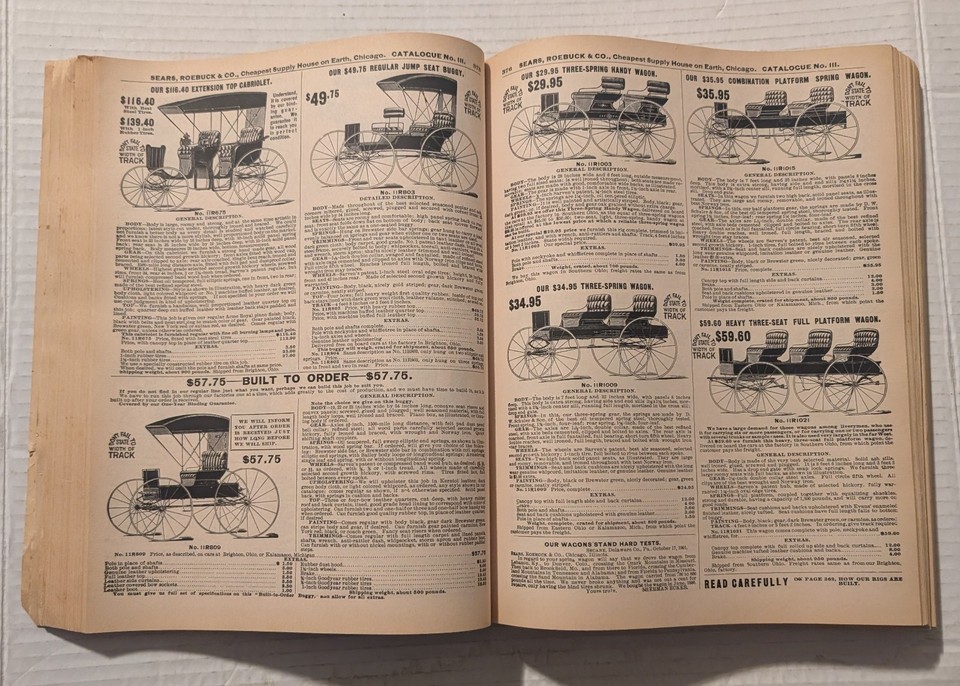 Vintage 1902 Edition Of The Sears Roebuck Catalogue eBay