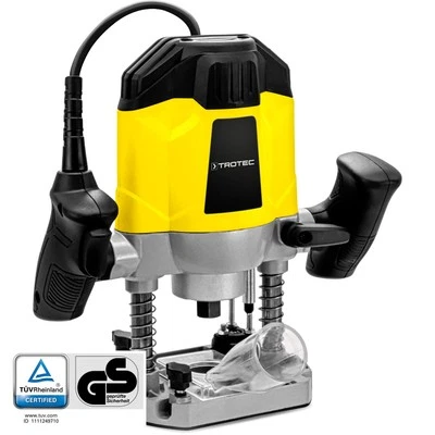 TROTEC Oberfräse PRTS 10-1200 | Leistungsstarke 1200-W mit 6-teiligem Fräser-Set
