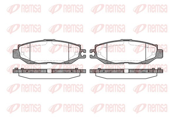 Bremsbelagsatz Scheibenbremse Remsa 0457.00 FüR Lexus LS 400 UCF10 UCF20_ UCF20R-image