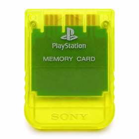Sony Playstation 1 PS1 Official OEM 15 Block Memory Card Import Pick Your Color