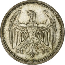 [#1166715] Germany, Weimar Republic, 3 Mark, 1924, Stuttgart, Silver, EF, KM:53