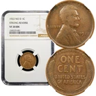 1922 No D Lincoln Cent 1c Strong Reverse NGC VF20 BN