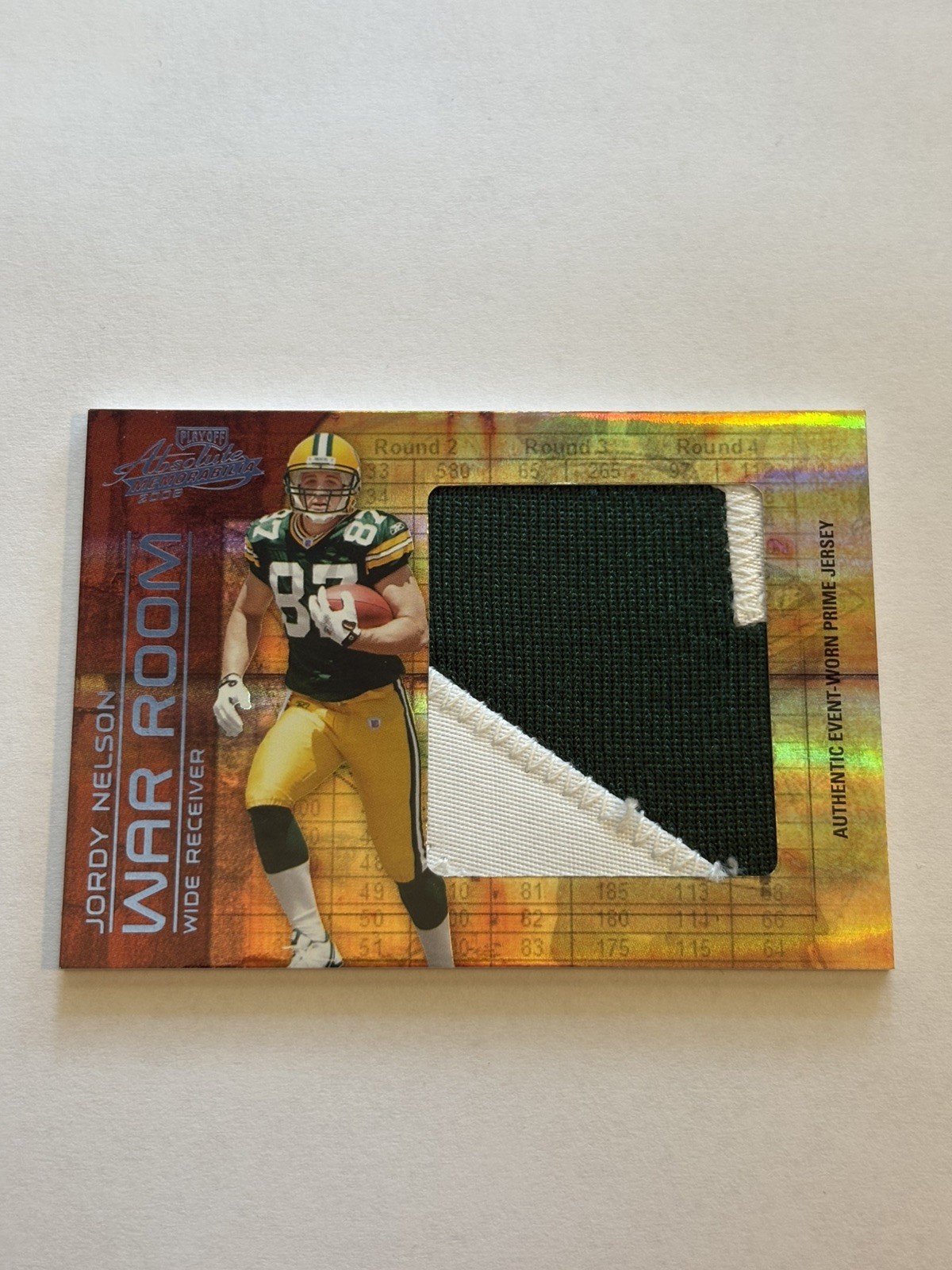 Jordy Nelson Playoff Absolute Memorabilia War Room #WR23 Prime
