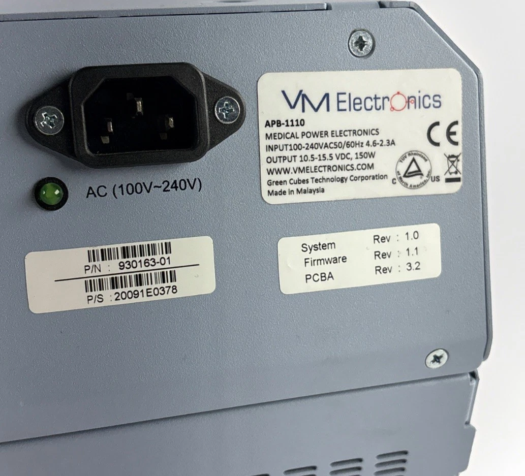 VM Electronics APB-1110 Medical Power Supply 150W P/N 930163-01 photo 4