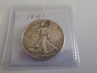 WALKING  LIBERTY  SILVER HALF DOLLAR.  1941