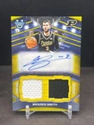 Braden Smith 2025-26 Bowmans Best U Dual Relic AUTO Yellow Lazer 6/75 Purdue BM4
