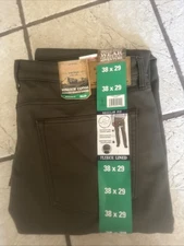 NWT WEATHERPROOF VINTAGE Men’s Stretch Canvas Bonded Fleece Lining Pant 38x29