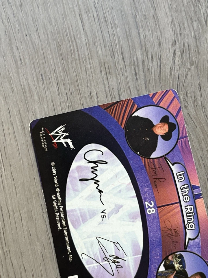 2001 WWF Artbox WWF Slams Motion | Chyna & Edge | #28 - Image 4 of 4