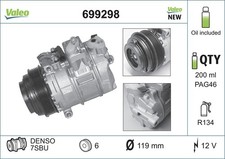 VALEO 699298 Kompressor, Klimaanlage für CHRYSLER,MERCEDES-BENZ