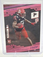 2021 Panini Prestige #227 Javian Hawkins Xtra Points Premium Pink #/50 RC